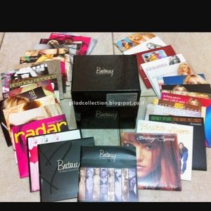 Britney Spears The Singles Collection CD Box Set 29 CDs Singles 1 DVD Rare